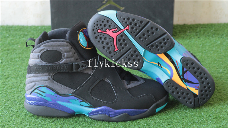 Authentic Air Jordan 8 Retro Aqua